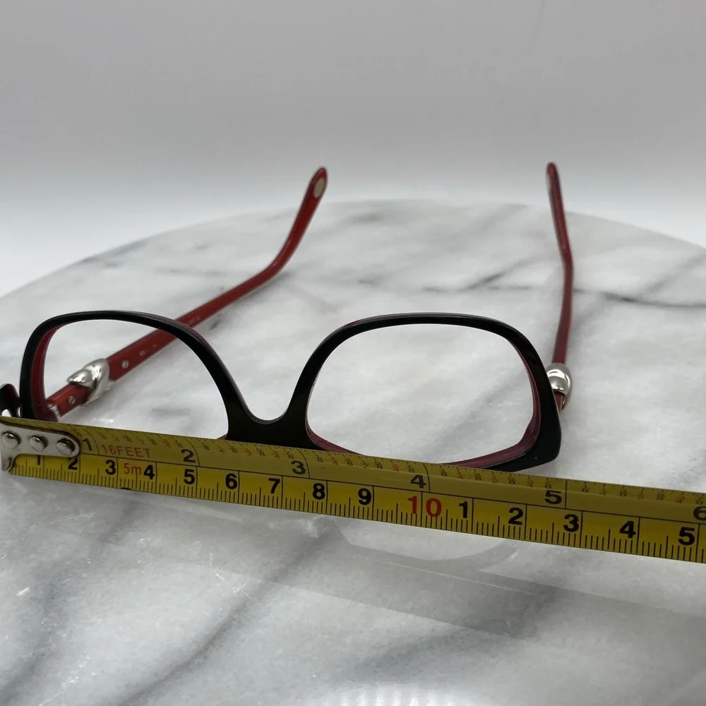 Tiffany & Co Women 51mm Eyeglasses Black Red TF 2074 Paloma Picasso Heart Knot